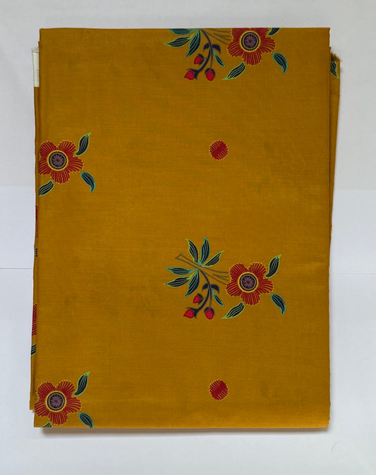 بوطيره | Flower Yellow Tana Lawn