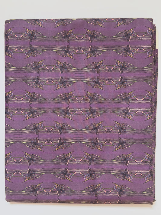 وردة السوسن | Iris Flower Purple Tana Lawn